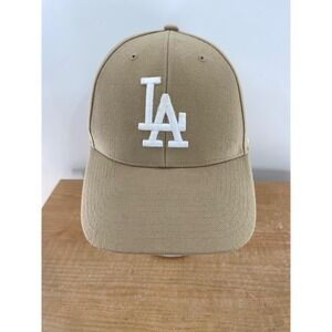 Los Angeles Dodgers Hat 47 Brand Mens LA Tan Baseball Cap OSFA